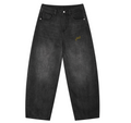 Baggy black jeans